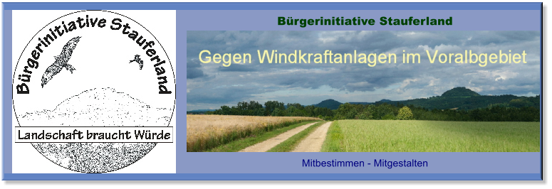 Bürgerinitiative Stauferland Mitbestimmen - Mitgestalten